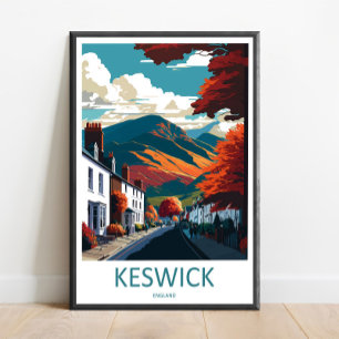Keswick Reisprint Muur Kunst Keswick Muur Hanging Poster