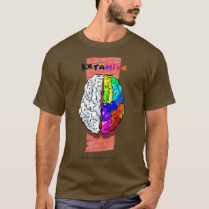 Ketamine Brain Funny Medical Cartoons T-shirt