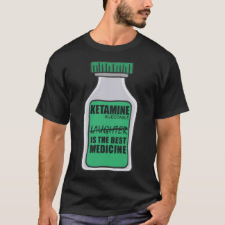 Ketamine grapjes lachen is het beste medicijn Stic T-shirt