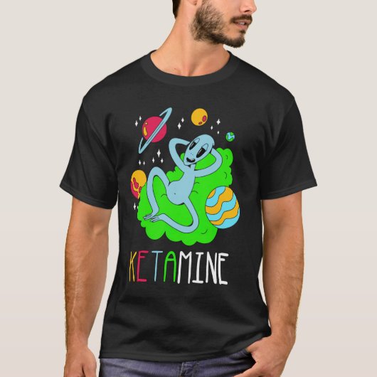 Ketamine Paard Nood T-shirt Grappig (Voorkant)