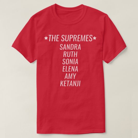 Ketanji Brown Jackson 1st Black Woman Supreme Cour T-shirt (Design voorkant)