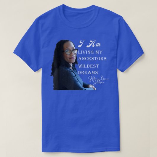 Ketanji Brown Jackson Black Magic 1st Black W T-shirt (Design voorkant)