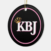 Ketanji Brown Jackson KBJ Kerstmis Keramisch Ornament (Links)