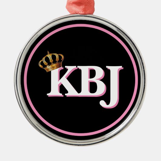 Ketanji Brown Jackson KBJ Premium Keepomwille Metalen Ornament (Voorkant)