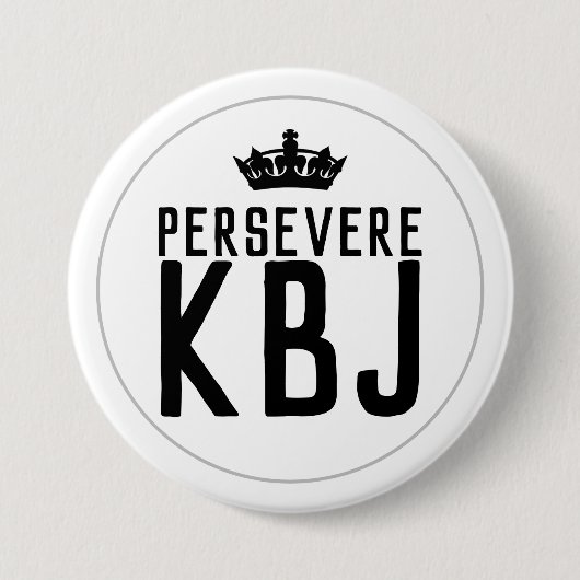 Ketanji Brown Jackson PERSEVERE Herdenking Ronde Button 7,6 Cm (Voorkant)