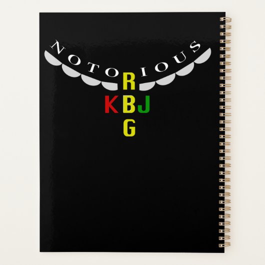 Ketanji  Jackson and Ruth Ginsburg - Planner (Achterkant)