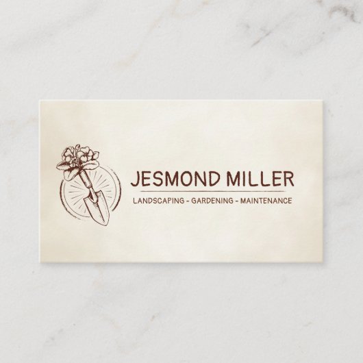 ketch Gardening Logo Visitekaartje (Voorkant)