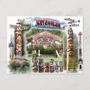 KETCHIKAN, ALASKA - Briefkaart