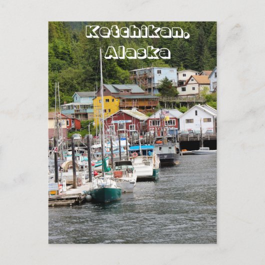 Ketchikan, Alaska Briefkaart (Voorkant)