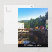 Ketchikan Alaska Briefkaart (Voorkant / Achterkant)