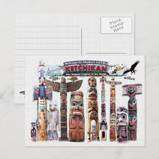 Ketchikan, Alaska Briefkaart (Voorkant / Achterkant)