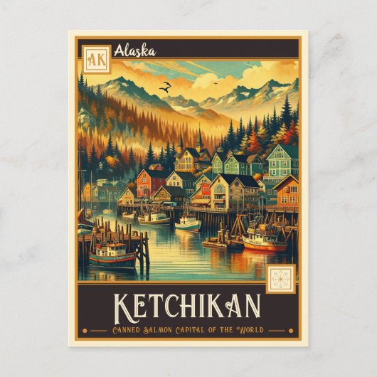 Ketchikan, Alaska | Briefkaart (Voorkant)