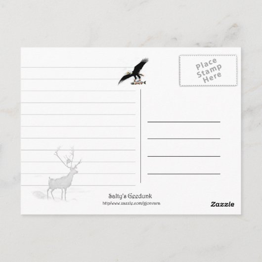 Ketchikan, Alaska Briefkaart (Achterkant)