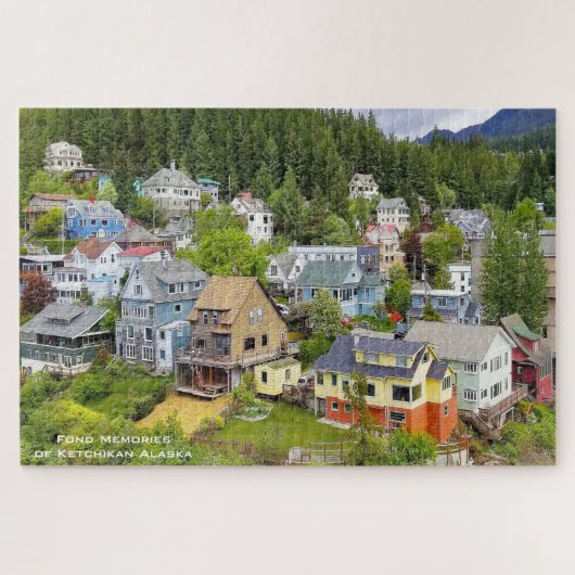 Ketchikan Alaska Jigzaag Puzzle Legpuzzel (Horizontaal)