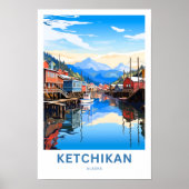 Ketchikan Alaska Reisprint Poster (Voorkant)