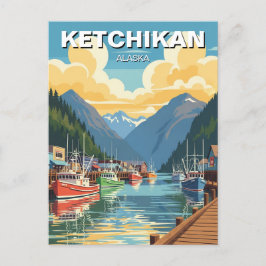 Ketchikan Alaska Reizen Briefkaart