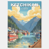 Ketchikan Alaska Reizen Magneet (Voorkant)