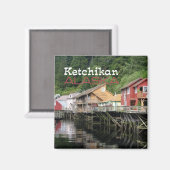 Ketchikan Alaska Reizen Souvenir Koelkast Magneten (Voorkant / Achterkant)