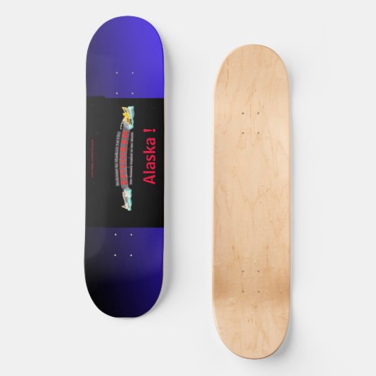 Ketchikan Alaska Skateboard (Voorkant)
