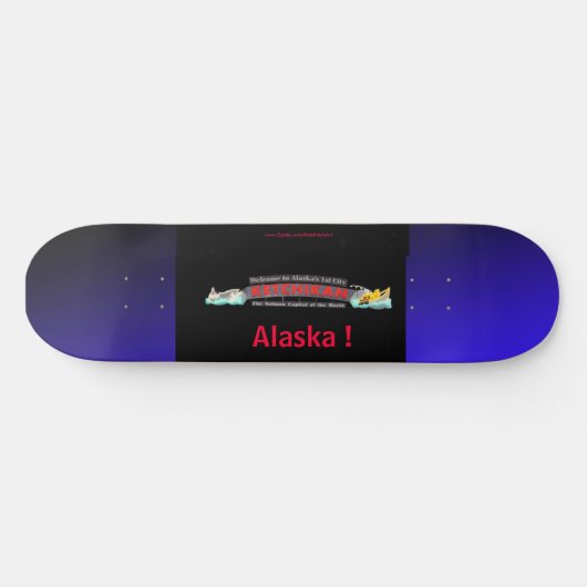Ketchikan Alaska Skateboard (Horizontaal)