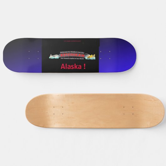 Ketchikan Alaska Skateboard (Horizontaal)
