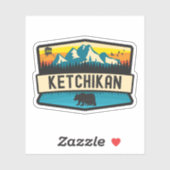 Ketchikan, Alaska Sticker (Vel)