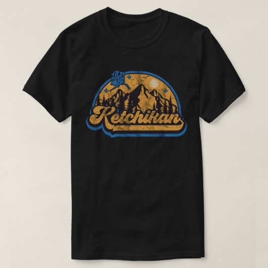 Ketchikan, Alaska T-shirt (Design voorkant)