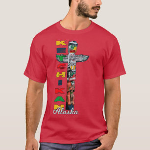 Ketchikan Alaska Totem Pole Native Art Souvenir Ke T-shirt