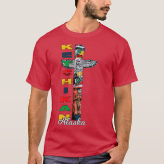 Ketchikan Alaska Totem Pole Native Art Souvenir Ke T-shirt
