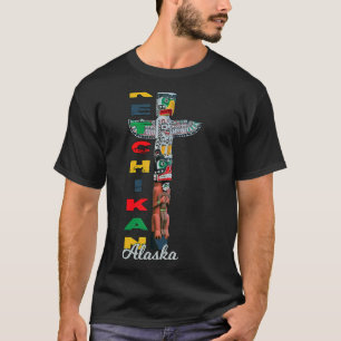 Ketchikan Alaska Totem Pole Native Souvenir Keepsa T-shirt