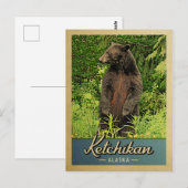Ketchikan Alaska Vintage Travel Beer Briefkaart (Voorkant / Achterkant)