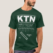 Ketchikan International Airport KTN T-shirt (Voorkant)