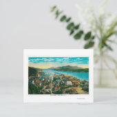 Ketchikan, Uitzicht van de stad Alaska - Eerste st Briefkaart (Staand voorkant)