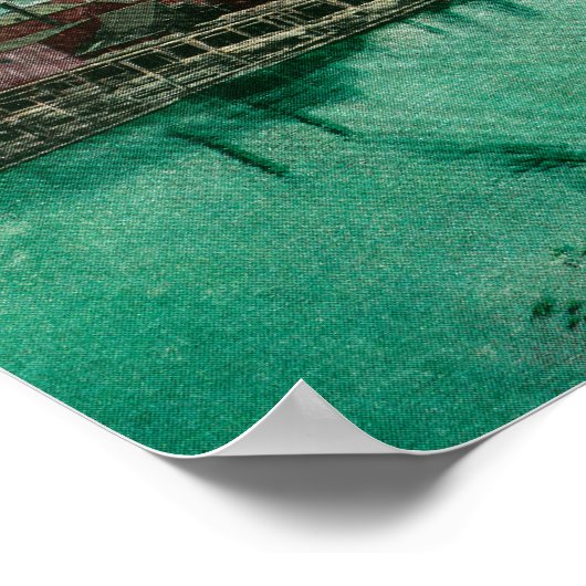 Ketchikan, Uitzicht van de stad Alaska - Eerste st Poster (Hoek)