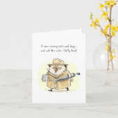 Ketchum halen: katten en honden kaart (Gele Bloem)