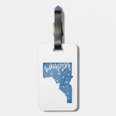 Ketchum Idaho houtnerf Bagagelabel (Achterkant verticaal)