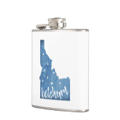 Ketchum Idaho houtnerf Heupfles (Links)