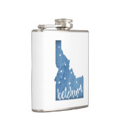 Ketchum Idaho houtnerf Heupfles (Rechts)