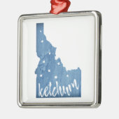Ketchum Idaho houtnerf Metalen Ornament (Links)