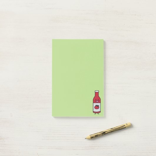 Ketchup Bottle Tomato Sauce Table condition fancy Post-it® Notes (Op bureau)
