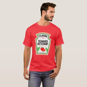 Ketchup Costume Matching Couples Groups Halloween T-shirt (Voorkant volledig)