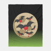 Ketchup Eater Vampire Bats Fleece Deken (Voorkant)