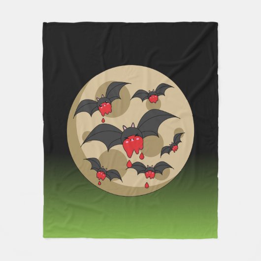 Ketchup Eater Vampire Bats Fleece Deken (Voorkant)