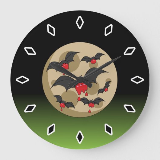 Ketchup Eater Vampire Bats Grote Klok (Voorkant)