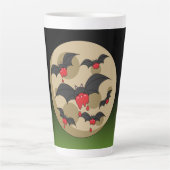 Ketchup Eater Vampire Bats Latte Mok (Voorkant)