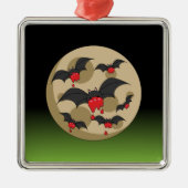 Ketchup Eater Vampire Bats Metalen Ornament (Voorkant)