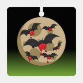 Ketchup Eater Vampire Bats Metalen Ornament (Voorkant)