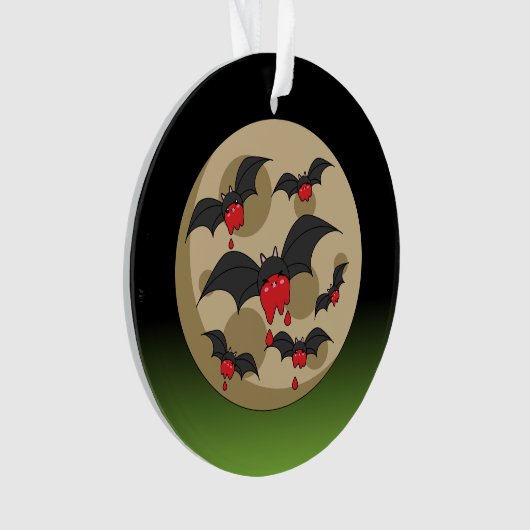 Ketchup Eater Vampire Bats Ornament (voorkant)