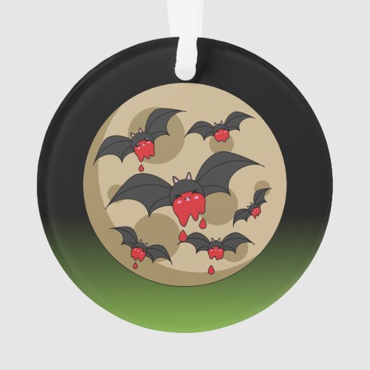 Ketchup Eater Vampire Bats Ornament (achterkant)
