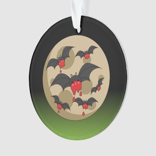 Ketchup Eater Vampire Bats Ornament (voorkant)